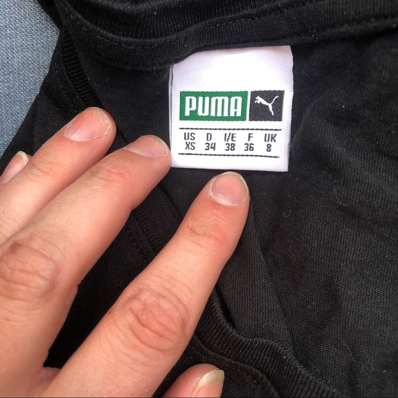 Puma Black/ Gold T Shirt Dress ASOS - Picture 8 of 8